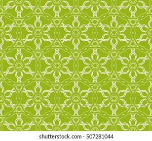 seamless floral geometric patterns. olive color. Texture for holiday cards, Valentines day, wedding invitations, design wallpaper, pattern fills, web page, banner, flyer. Vector illustration.