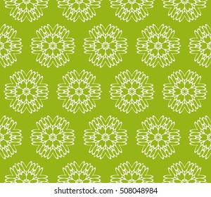 seamless floral geometric patterns. olive color. Texture for holiday cards, Valentines day, wedding invitations, design wallpaper, pattern fills, web page, banner, flyer. Vector illustration.