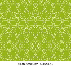 seamless floral geometric patterns. olive color. Texture for holiday cards, Valentines day, wedding invitations, design wallpaper, pattern fills, web page, banner, flyer. Vector illustration.