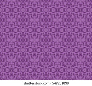seamless floral geometric patterns. purple color. Texture for holiday cards, Valentines day, wedding invitations, design wallpaper, pattern fills, web page, banner, flyer. Vector illustration.