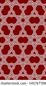 seamless floral geometric patterns. red color. Texture for holiday cards, Valentines day, wedding invitations, design wallpaper, web page, banner, flyer. Vector illustration