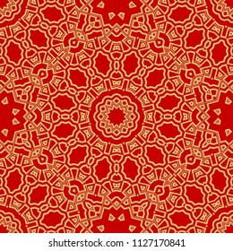 seamless floral geometric patterns. Rose color. Texture for holiday cards, Valentines day, wedding invitations, design wallpaper, pattern fills, web page, banner, flyer. Vector beautiful illustration