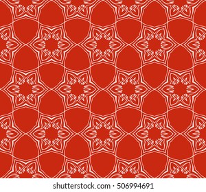 seamless floral geometric patterns. Rose color. Texture for holiday cards, Valentines day, wedding invitations, design wallpaper, pattern fills, web page, banner, flyer. Vector illustration.