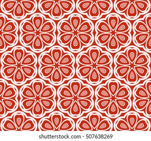 seamless floral geometric patterns. Rose color. Texture for holiday cards, Valentines day, wedding invitations, design wallpaper, pattern fills, web page, banner, flyer. Vector illustration.