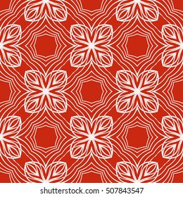 seamless floral geometric patterns. Rose color. Texture for holiday cards, Valentines day, wedding invitations, design wallpaper, pattern fills, web page, banner, flyer. Vector illustration.