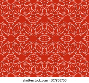 seamless floral geometric patterns. Rose color. Texture for holiday cards, Valentines day, wedding invitations, design wallpaper, pattern fills, web page, banner, flyer. Vector illustration.