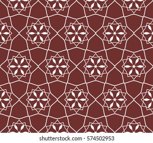 seamless floral geometric patterns. Texture for holiday cards, Valentines day, wedding invitations, design wallpaper, pattern fills, web page, banner, flyer. Vector illustration.