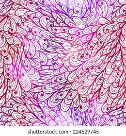 Seamless floral grunge  purple gradient pattern. Eps10