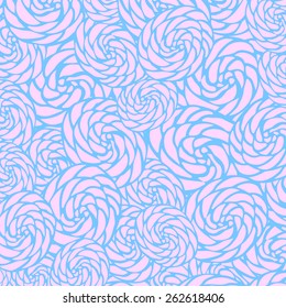 Seamless floral hand drawn pattern