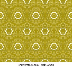 seamless floral lace pattern with hand drawn texture. Ornament for interior design, greeting cards, birthday or wedding invitations, fabric print. Ethnic background in arabian style.