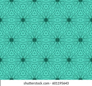 seamless floral lace pattern with hand drawn texture. Ornament for interior design, greeting cards, birthday or wedding invitations, fabric print. Ethnic background in arabian style.