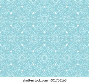 seamless floral lace pattern with hand drawn texture. Ornament for interior design, greeting cards, birthday or wedding invitations, fabric print. Ethnic background in arabian style.