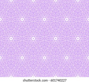 seamless floral lace pattern with hand drawn texture. Ornament for interior design, greeting cards, birthday or wedding invitations, fabric print. Ethnic background in arabian style.