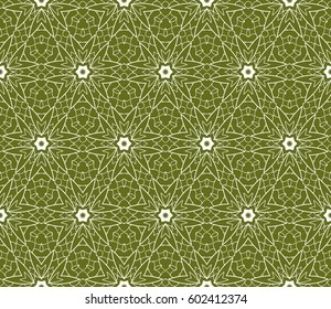seamless floral lace pattern with hand drawn texture. Ornament for interior design, greeting cards, birthday or wedding invitations, fabric print. Ethnic background in arabian style.