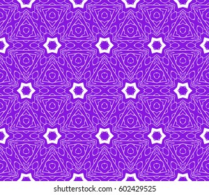 seamless floral lace pattern with hand drawn texture. Ornament for interior design, greeting cards, birthday or wedding invitations, fabric print. Ethnic background in arabian style.