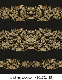 Seamless floral laced patterns