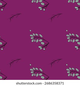 Nahtlose Blumenblätter geometrische Muster Design .