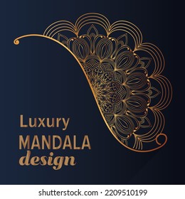 Seamless floral mandala  design vector      