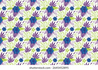 seamless floral motif design with minimal petal sketches and trendy nature elements perfect for packaging and fabric use

