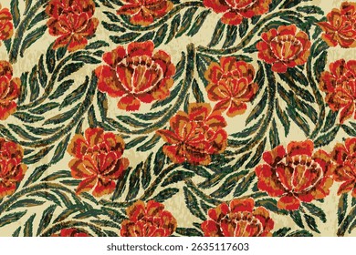 seamless floral motif in vector suitable for fabric, background, wallpaper, covers, etc	