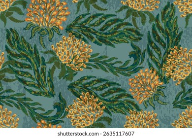 seamless floral motif in vector suitable for fabric, background, wallpaper, covers, etc	