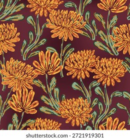 motivo floral sem costura em vetor adequado para tecido, fundo, papel de parede, capas, etc