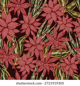 motivo floral sem costura em vetor adequado para tecido, fundo, papel de parede, capas, etc