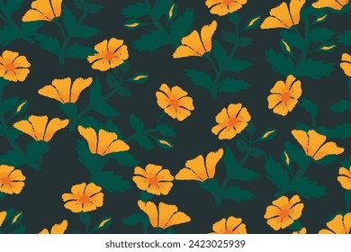 seamless floral motifs suitable for fabric, wrapping, covers, etc