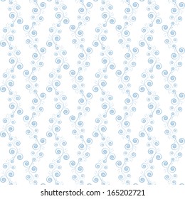 seamless floral and music notes pattern 