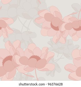 Seamless floral  original pattern