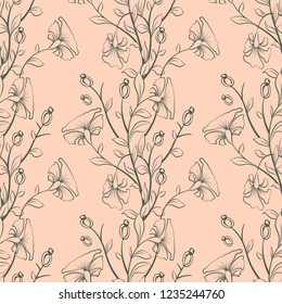 seamless floral ornament