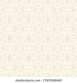 Seamless floral ornament on background. Template for your design. Wallpaper pattern