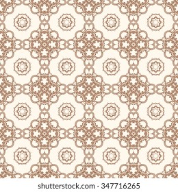 Seamless floral ornament on background. Wallpaper pattern