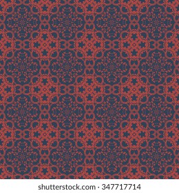 Seamless floral ornament on background. Wallpaper pattern