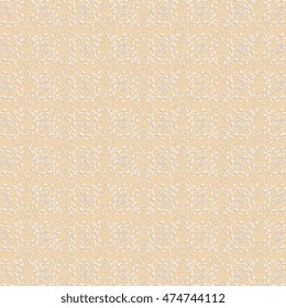 Seamless floral ornament on background. Wallpaper pattern