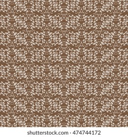Seamless floral ornament on background. Wallpaper pattern