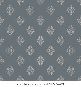 Seamless floral ornament on background. Wallpaper pattern