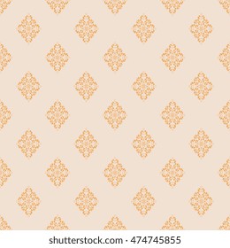 Seamless floral ornament on background. Wallpaper pattern