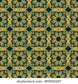 Seamless floral ornament on background. Wallpaper pattern