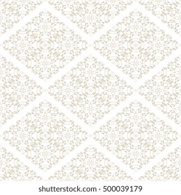 Seamless floral ornament on background. Wallpaper pattern