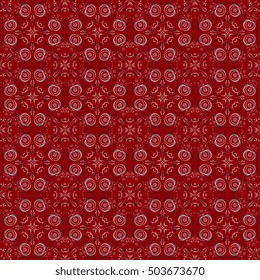 Seamless floral ornament on background. Wallpaper pattern