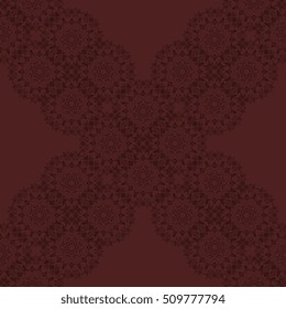 Seamless floral ornament on background. Wallpaper pattern