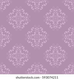 Seamless floral ornament on background. Wallpaper pattern