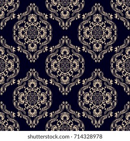 Seamless floral ornament on background. Wallpaper pattern