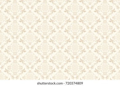 Seamless floral ornament on background. Contemporary pattern. Wallpaper pattern