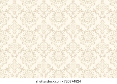 Seamless floral ornament on background. Contemporary pattern. Wallpaper pattern