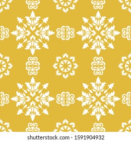 seamless  floral ornament vector pattern 