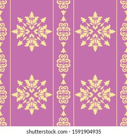 seamless  floral ornament vector pattern 