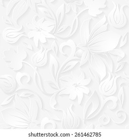 Seamless floral ornamental pattern.