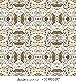 Seamless floral ornamental pattern